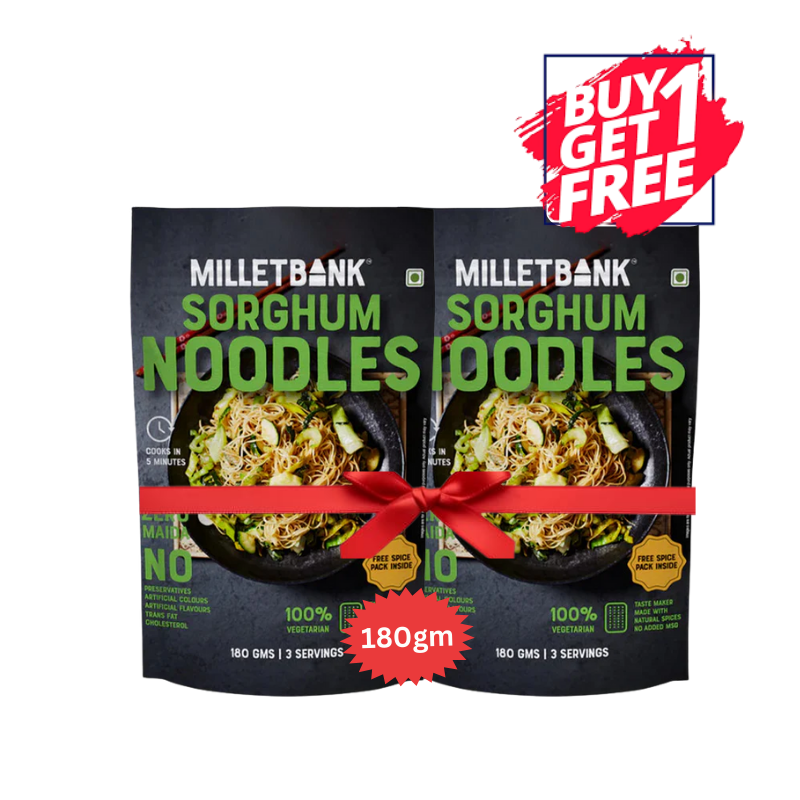 Millet Bank - Sorghum Noodles - 180g (Buy 1 & Get 1)