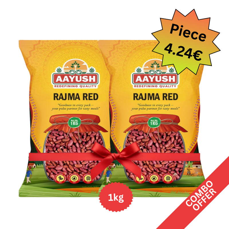 Aayush - Rajma Red - 1kg (Combo)