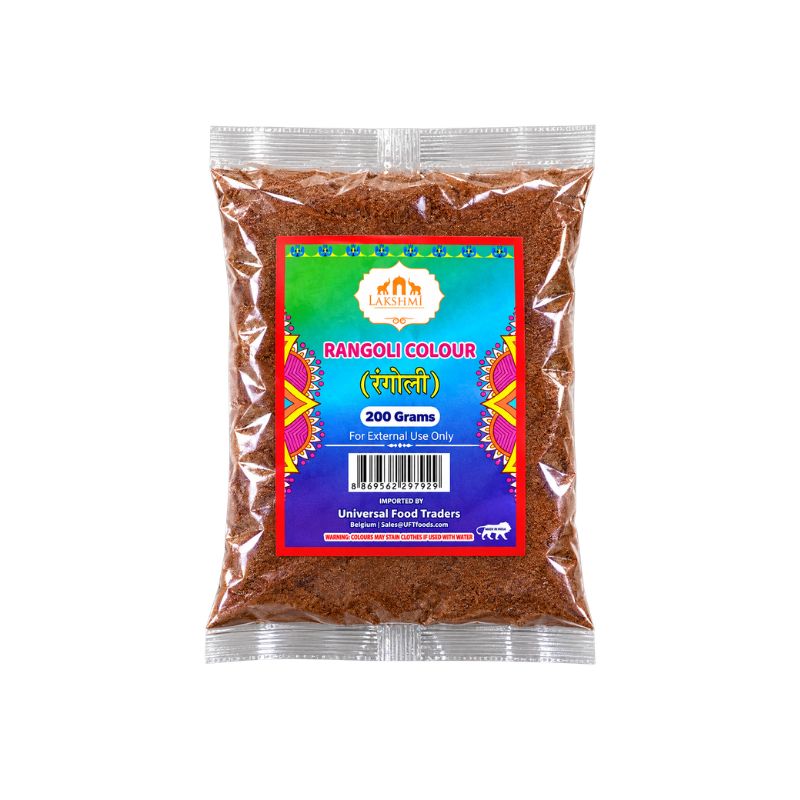 Lakshmi Rangoli brown colour powder 200g