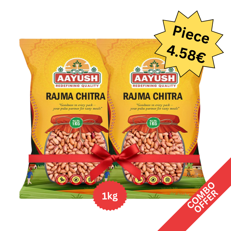 Aayush - Rajma Chitra - 1kg (Combo)