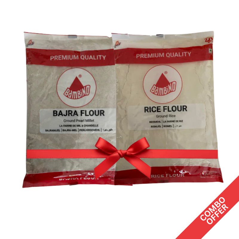 Bambino - Rice Flour + Bajra Flour - 900g (Combo)