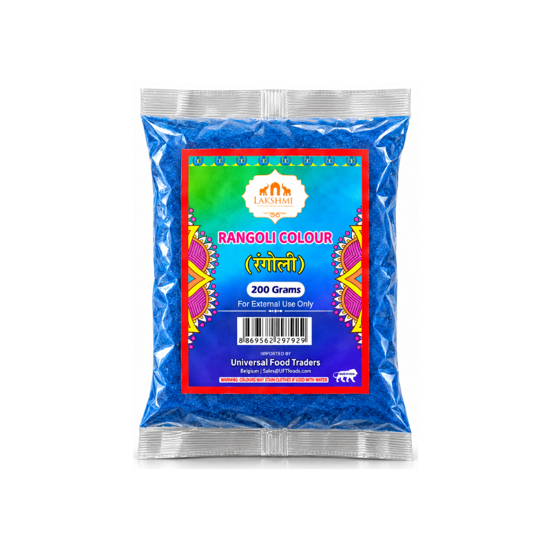 Lakshmi Rangoli dark blue colour powder 200g