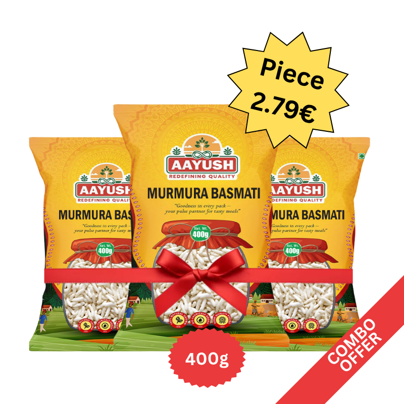Aayush - Murmura Basmati - 400g (Combo of 3)