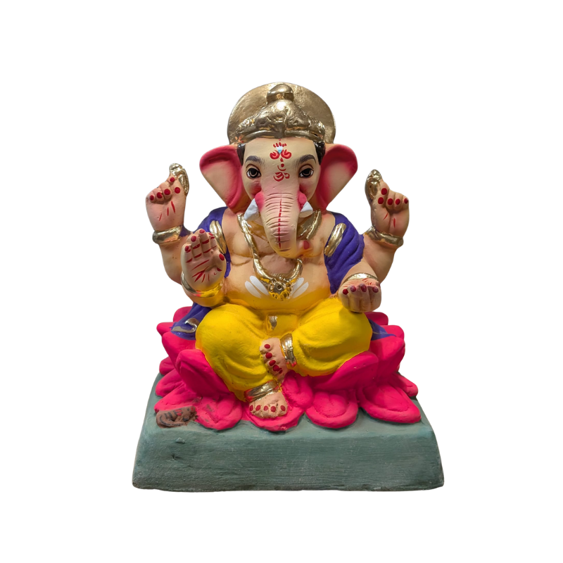 Ganesh Idol Eco - Friendly 10 Inch