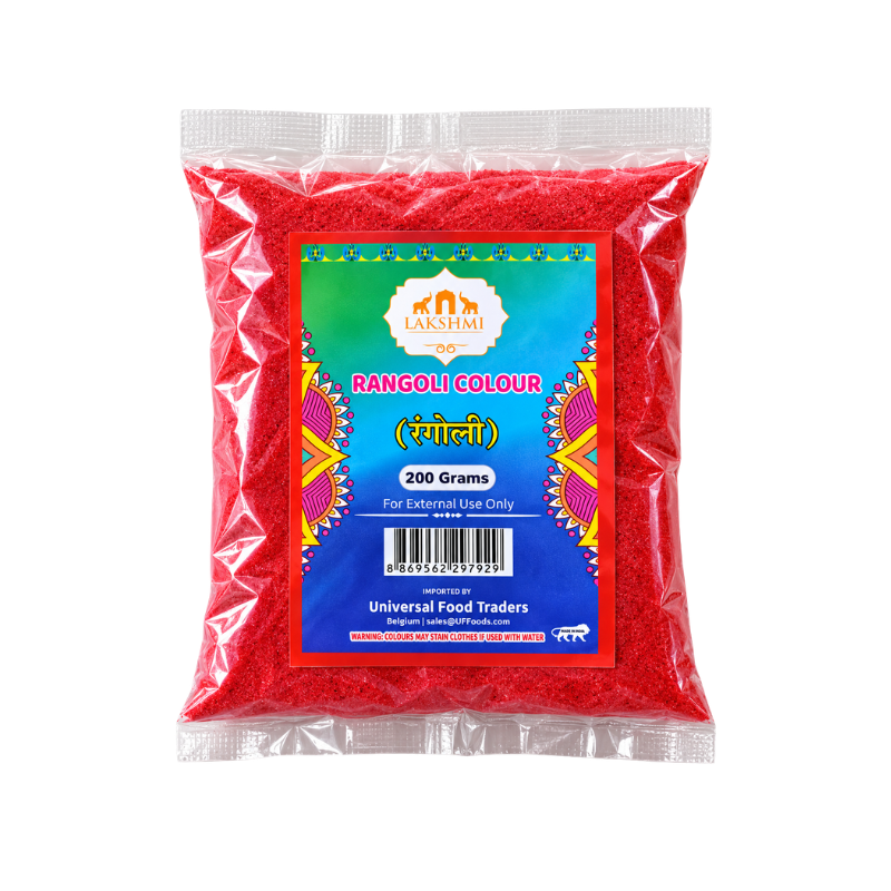 Lakshmi Rangoli red colour powder 200g