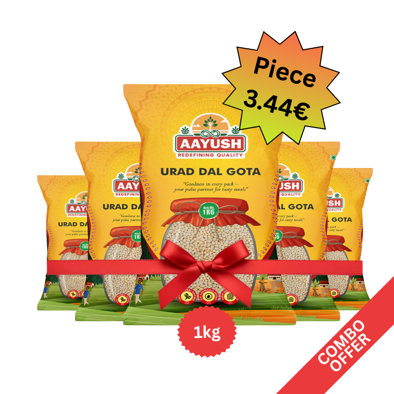Aayush - Urid Dal Gota - 1kg (Combo of 5)