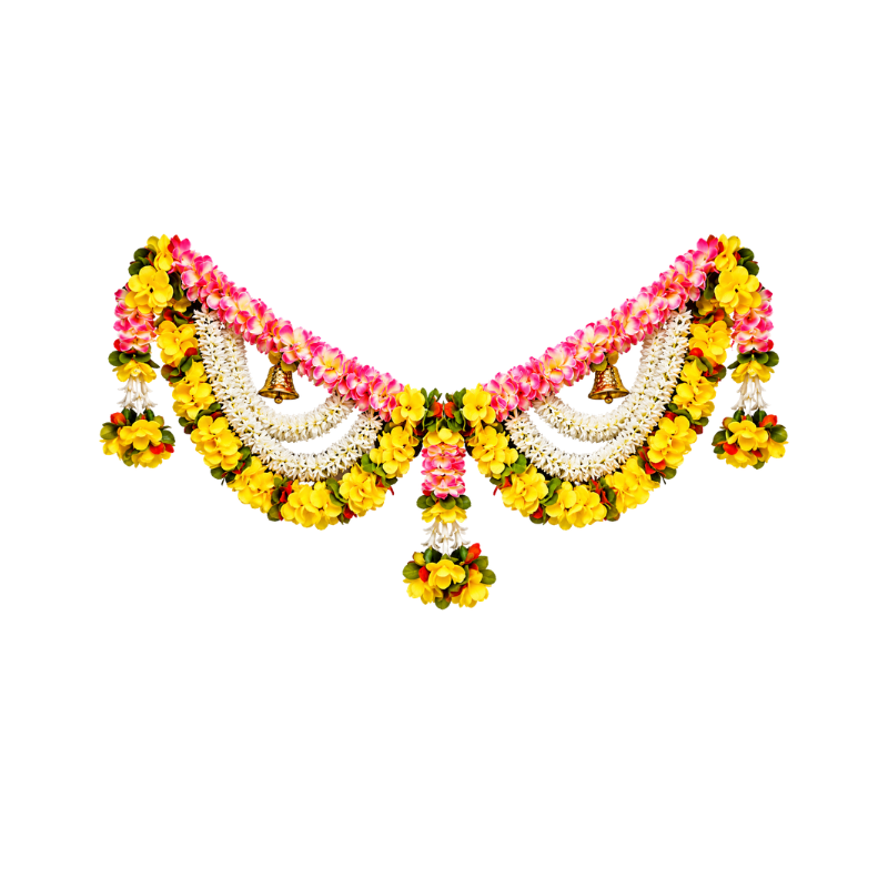 Yellow Flower Main Door Decor- 1pc