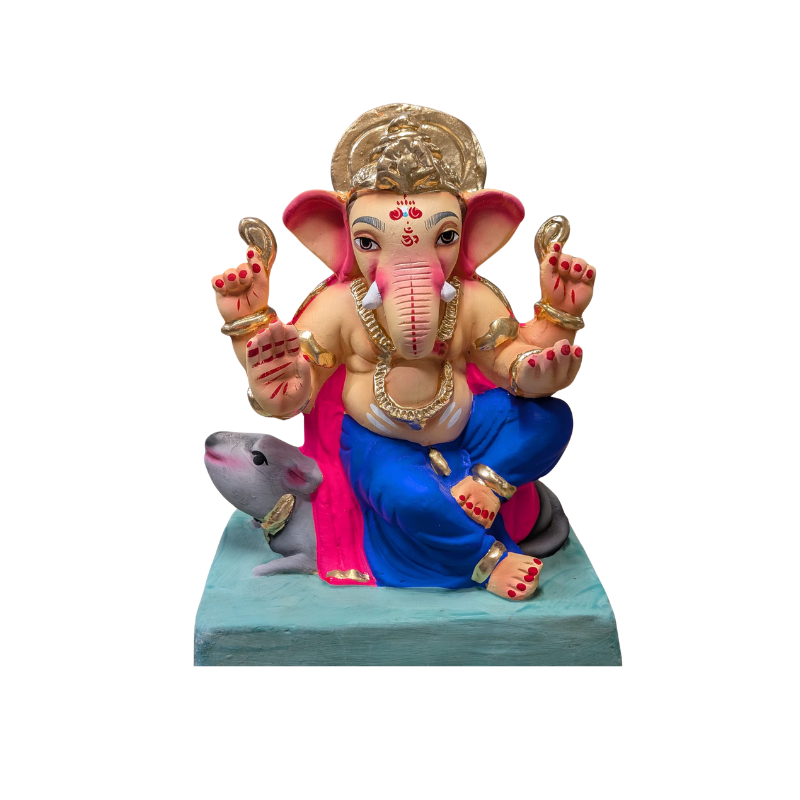 Ganesh Idol Eco - Friendly 10 Inch