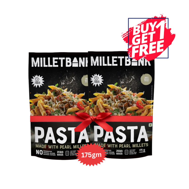 Millet Bank - Pearl Millet Pasta - 175g (Exp: 29-03-2026) (B1G1)