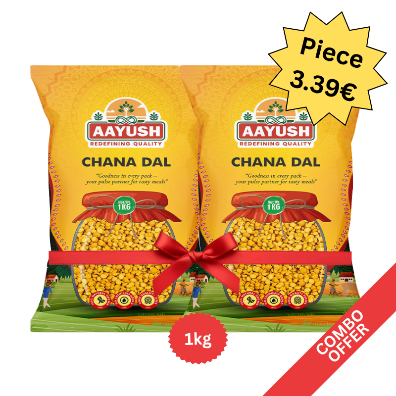 Aayush - Chana Dal - 1kg (Combo)