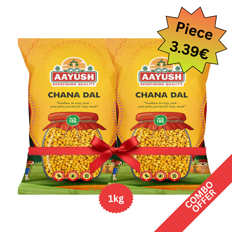 Aayush - Chana Dal - 1kg (Combo)