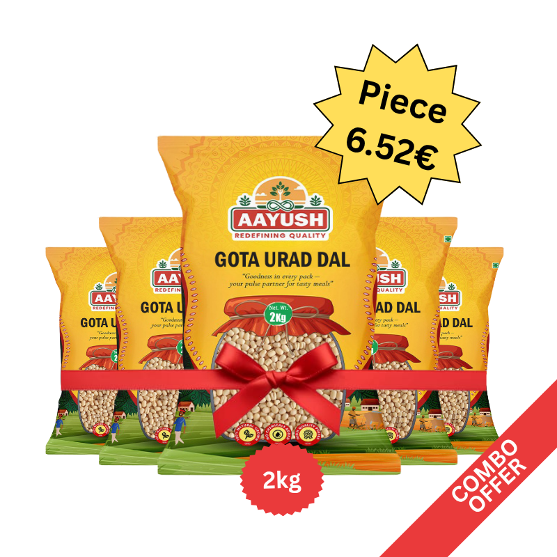 Aayush - Urid Dal Gota - 2kg (Combo of 5)