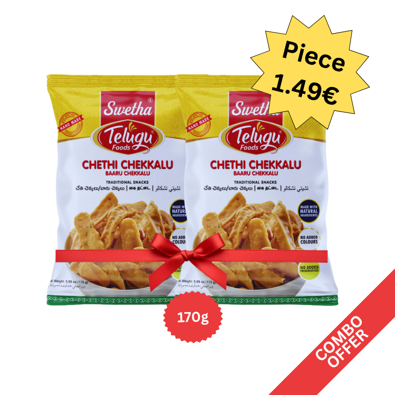 Telugu - Chethi Chekkalu - 170g (Combo)