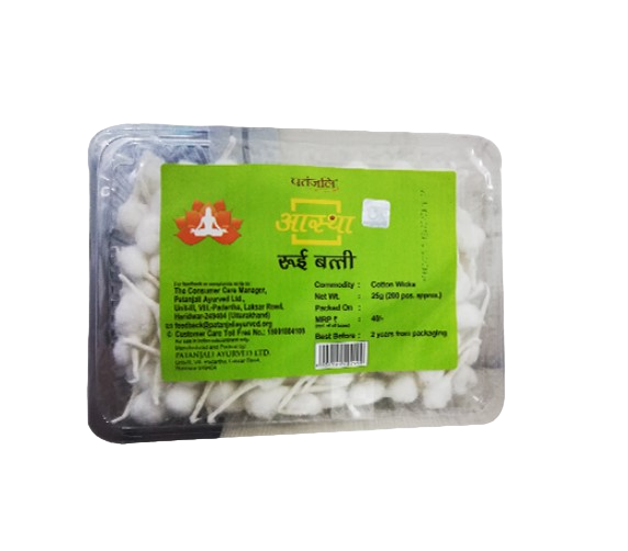 Patanjali - Cotton Wicks Plain - 25g