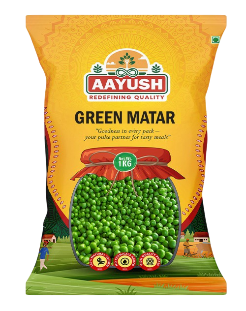 Aayush - Green Matar - 1kg