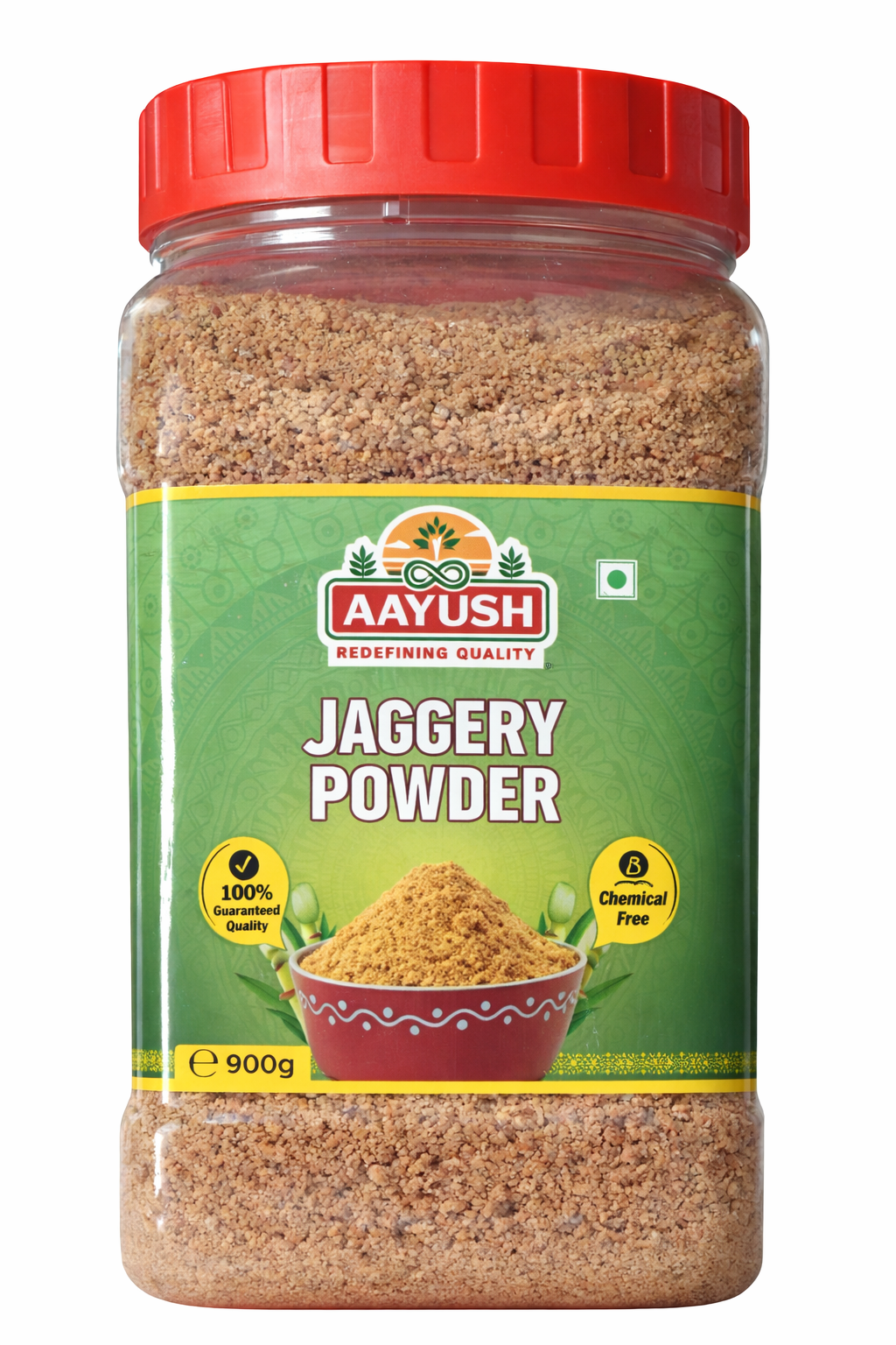 Aayush - Jaggery Powder In Jar - 900g