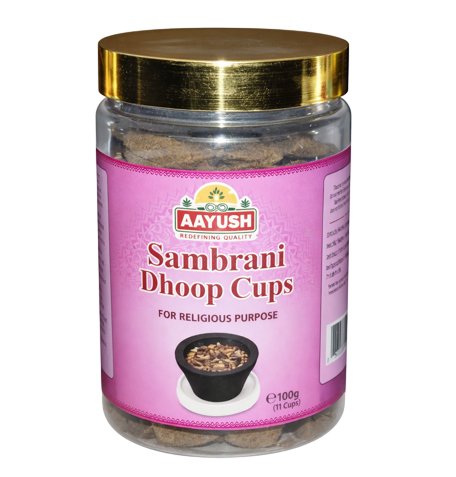 Aayush - Sambrani Dhoop Cups - 100g