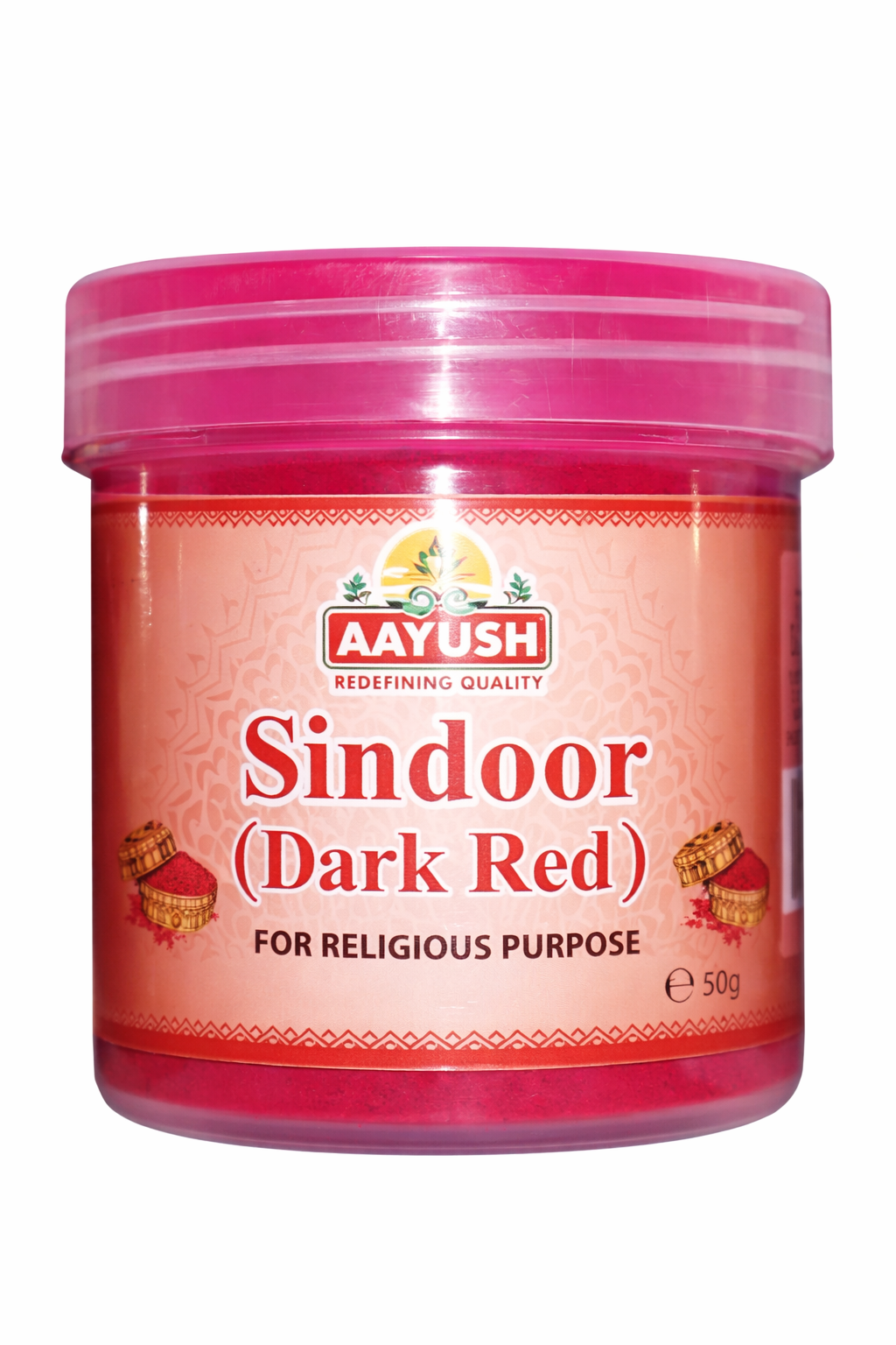 Aayush - Sindhoor - Dark red - 50g
