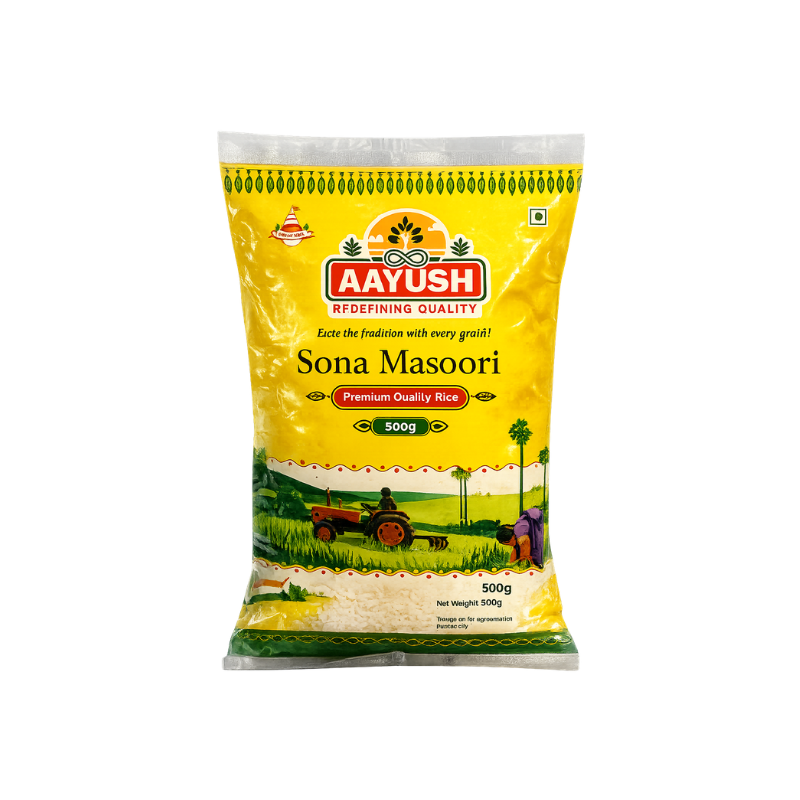 Aayush - Sona Masoori Rice - 500g