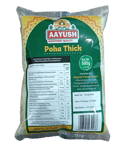 Aayush - Thick Poha - 500g