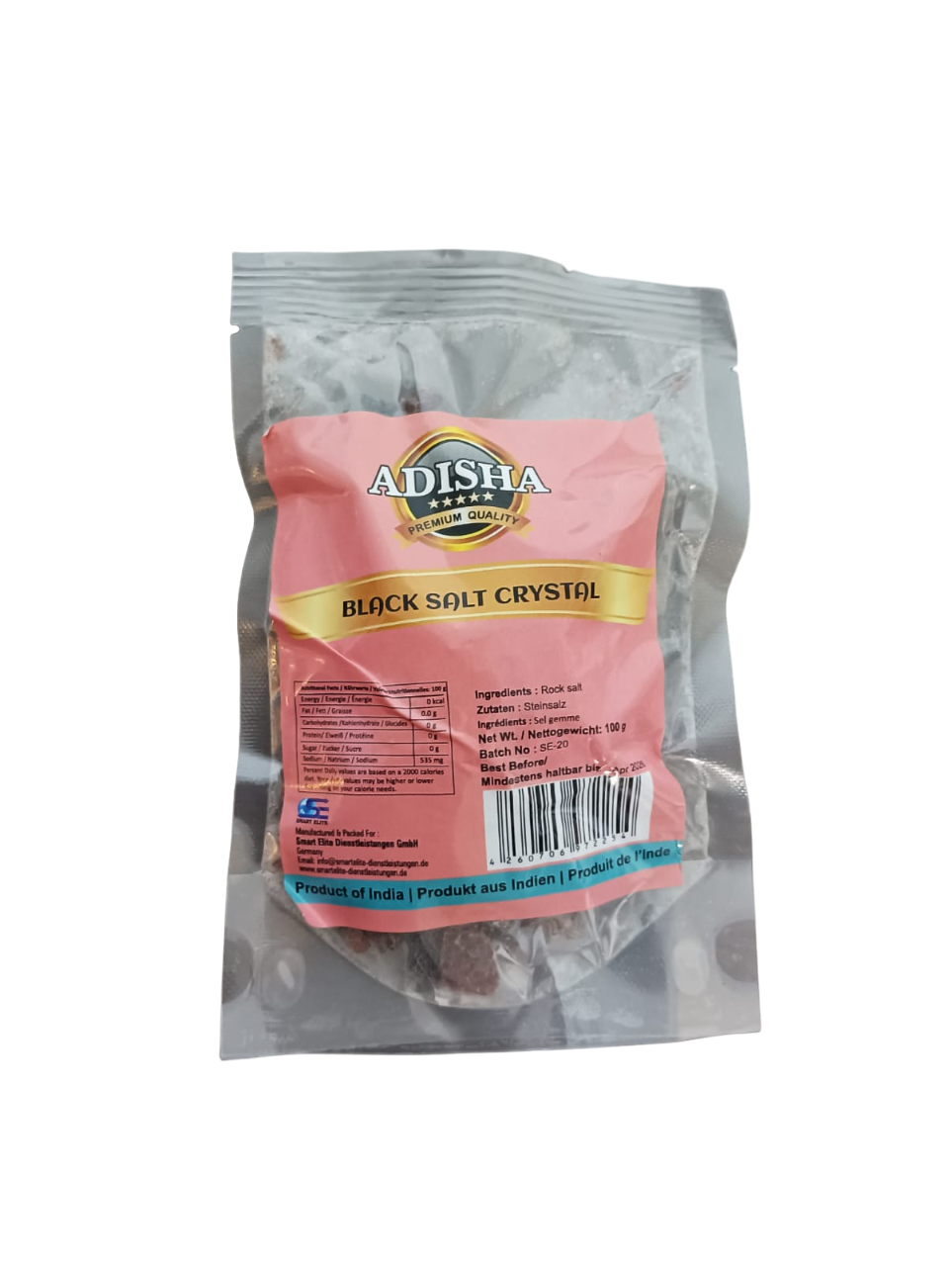 Adisha Black Salt Crystal - 100g