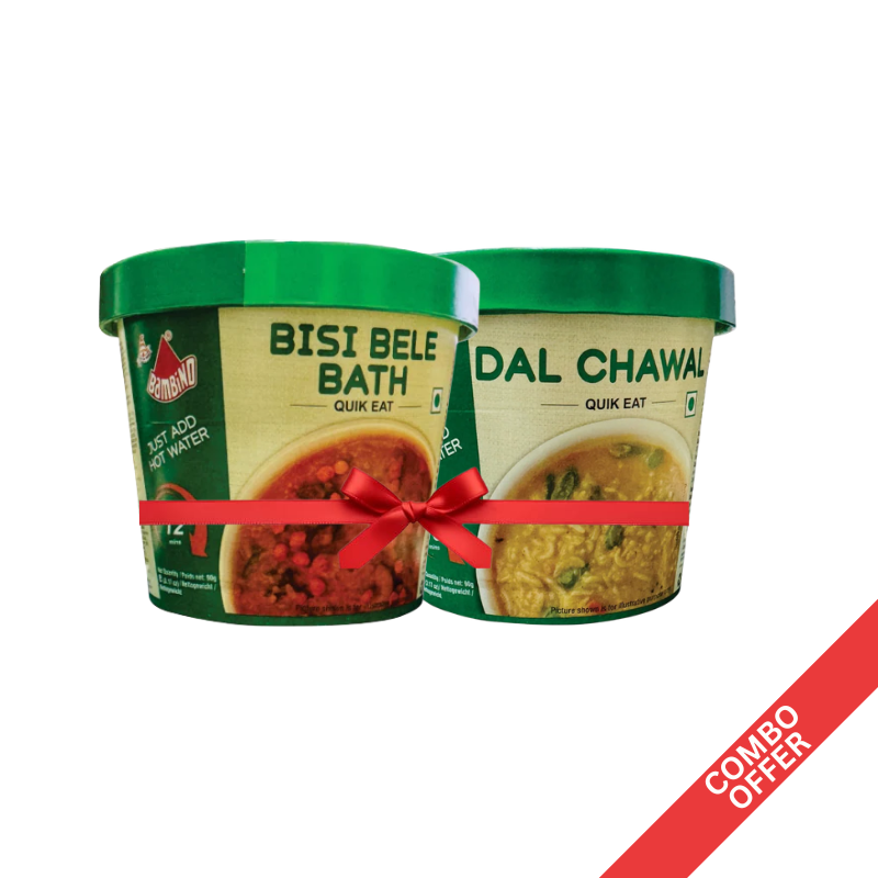 Bambino - Quick Eat Bisibelebath + Dal Chawal - 200g