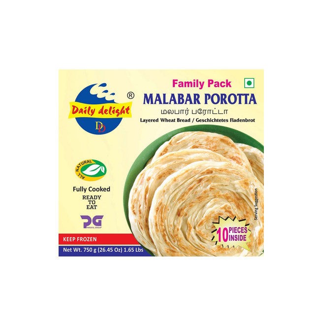Daily Delight Family Malabar Porotta - 750g