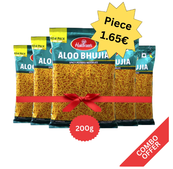 Haldiram - Aloo Bhujia - 200g (Combo of 5)