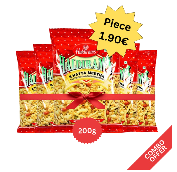 Haldiram - Khatta metha Mix - 200g (Combo of 5)