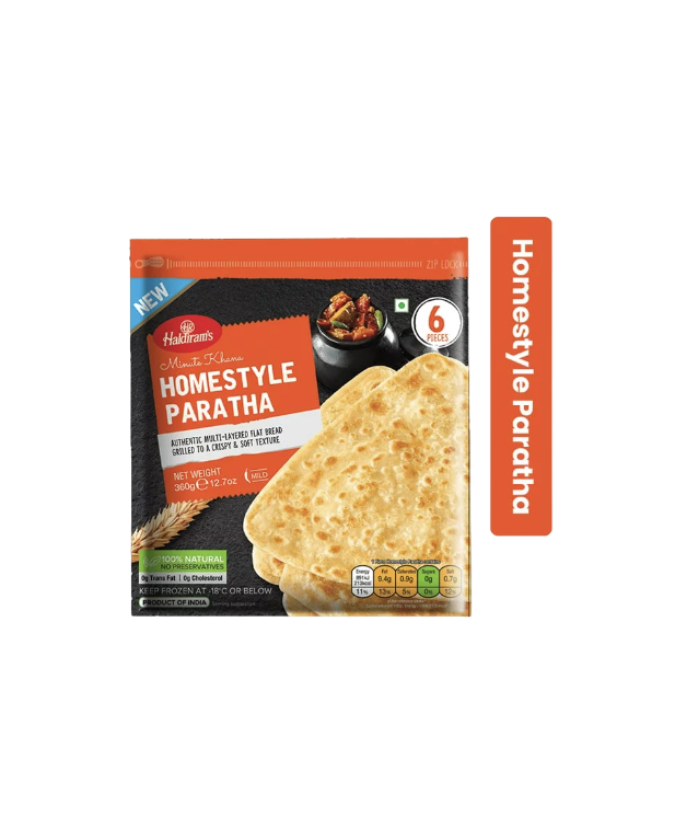 Haldiram Home Style Paratha Vegan - 360g