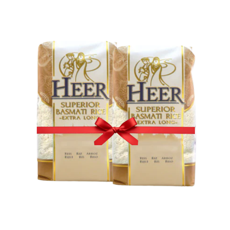 Heer - Extra Long Basmati Rice - 10kg (Combo of 2)