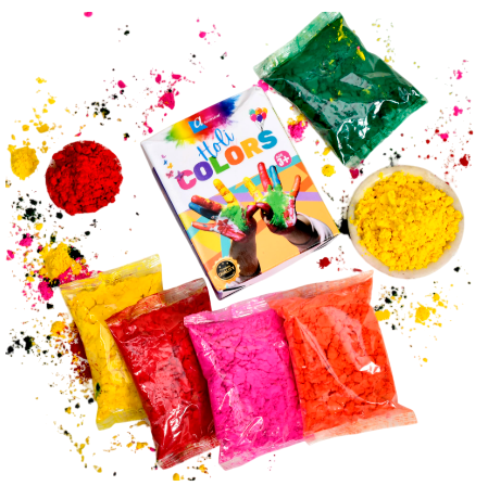 Holi Colours (pack of 5 colours)