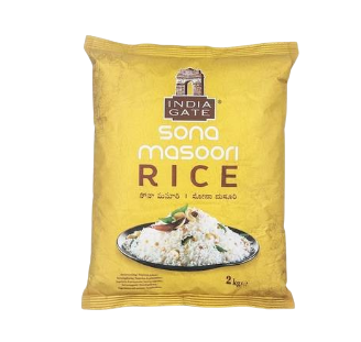 India Gate - Sona Masoori Rice - 2kg