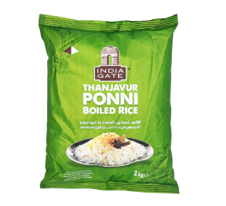 India Gate - Tanjavur Ponni Boiled Rice - 2Kg