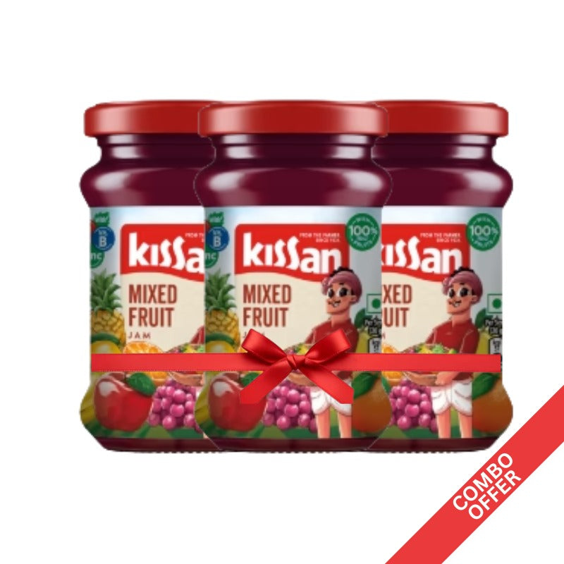 Kissan - Mixed Fruit Jam - 200g (Combo of 3)