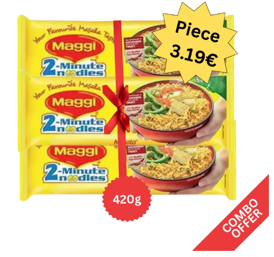Maggie - 2 min - Noodles - 420g (Combo of 3)