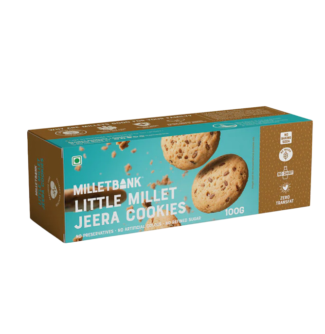 Millet Bank - Little Millet Jeera Cookies - 100g