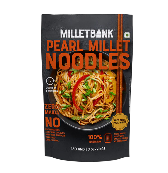 Millet Bank - Pearl Millet Noodles - 180g