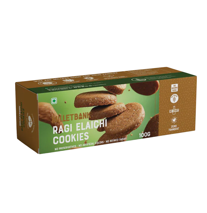 Millet Bank - Ragi Elaichi Cookies - 100g