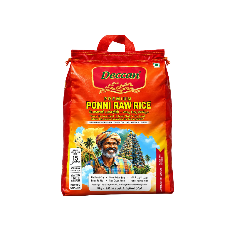 DECCAN PONNI RAW RICE-5kg