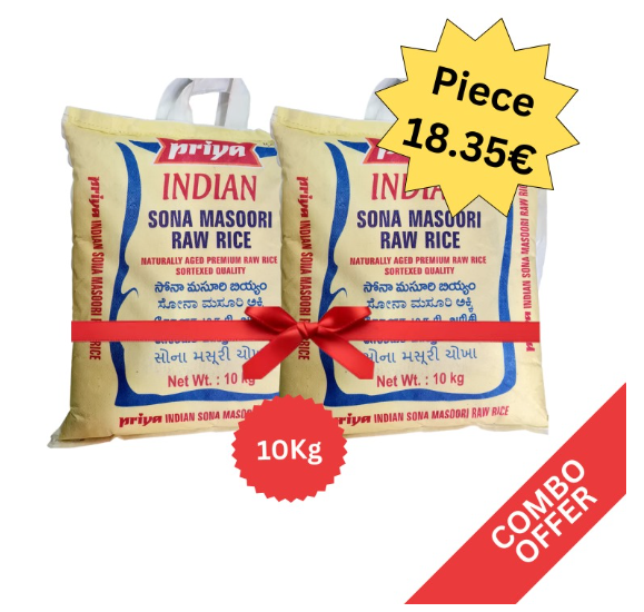 Priya - Sona Masoori Rice - 10kg (Combo)
