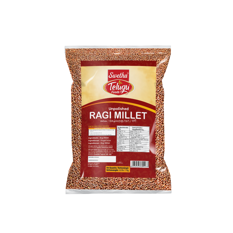 Telugu - Ragi Whole (Finger Millet) - 1kg
