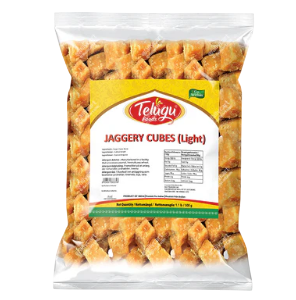 Telugu - Jaggery Cubes Light - 500g