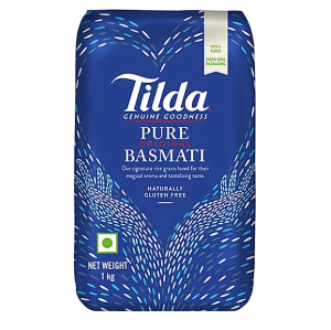 Tilda - Pure Basmati Rice - Tin - 1kg