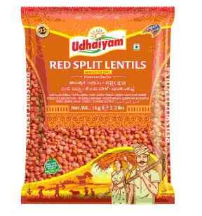 Udhaiyam - Masoor Dal (Red Lentils) - 1kg
