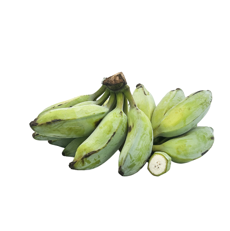 Fresh Green Ash Banana - 400-500g