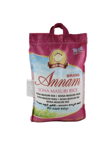 Annam - Sona Masoori Rice - 10Kg