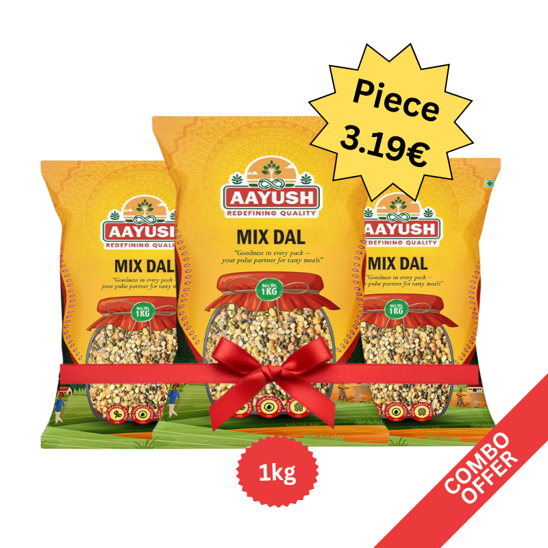 Aayush - Mix Dal - 1kg (Combo of 3)