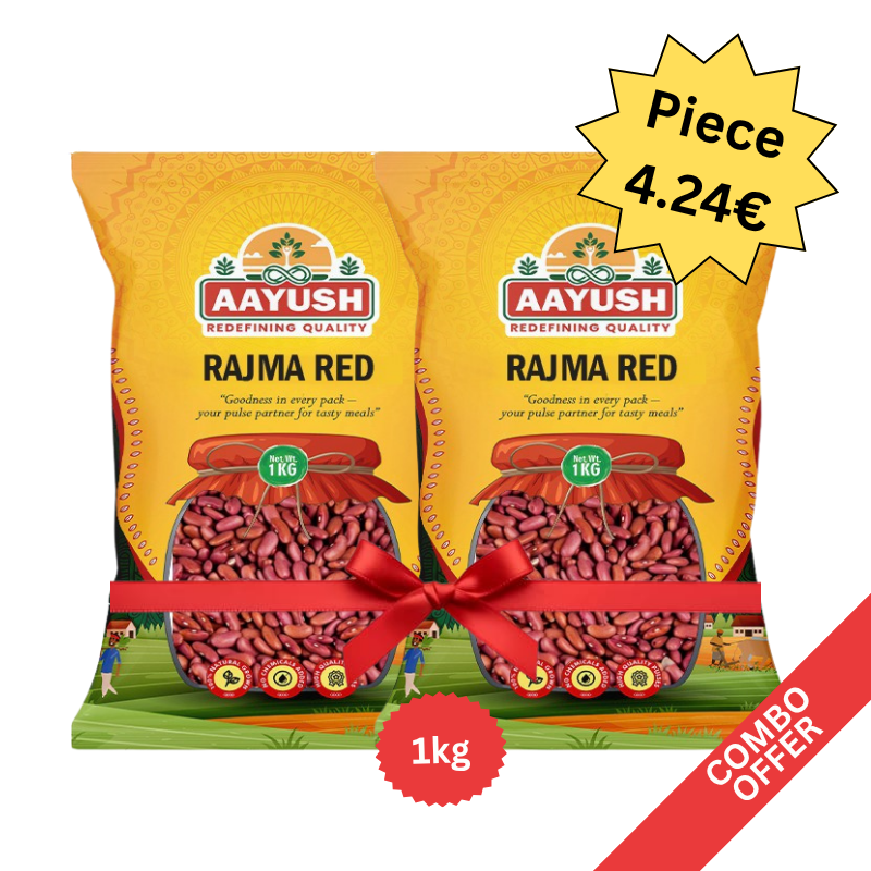 Aayush - Rajma Red - 1kg (Combo)