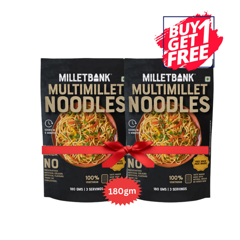 Millet Bank - Multi Millet Noodles - 180g (Buy 1 & Get 1)